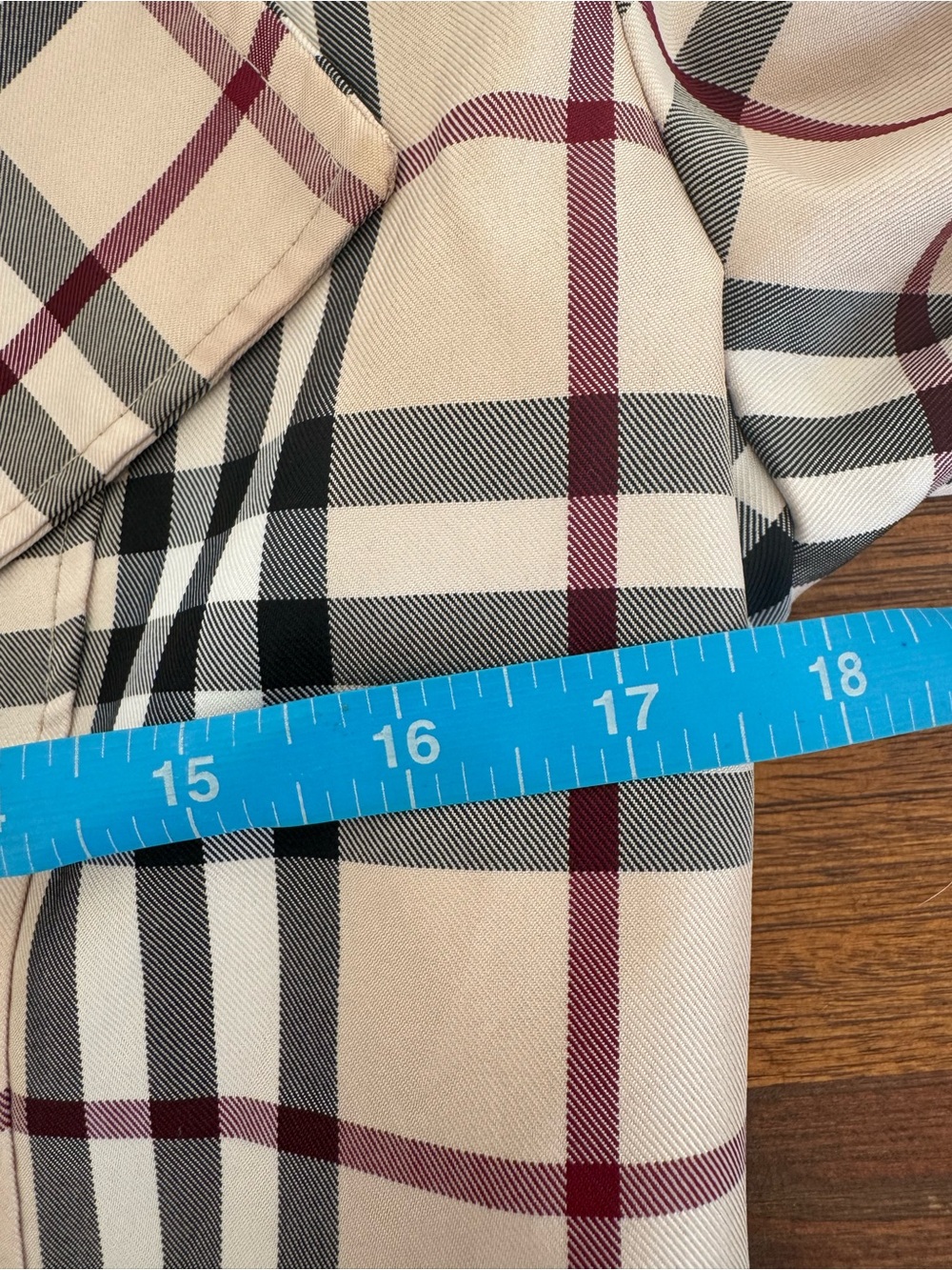 Burberry London Girls Nova Check Plaid Double-Breasted Trench Coat - Picture 13 of 16